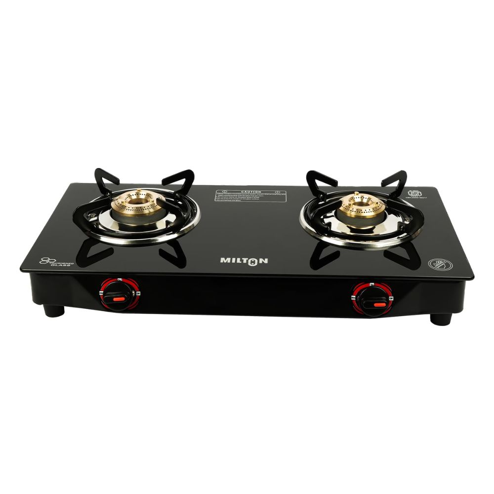 Butterfly Smart Glass Top 2 Burner Gas Stove