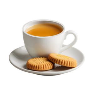 Tea with biscuits