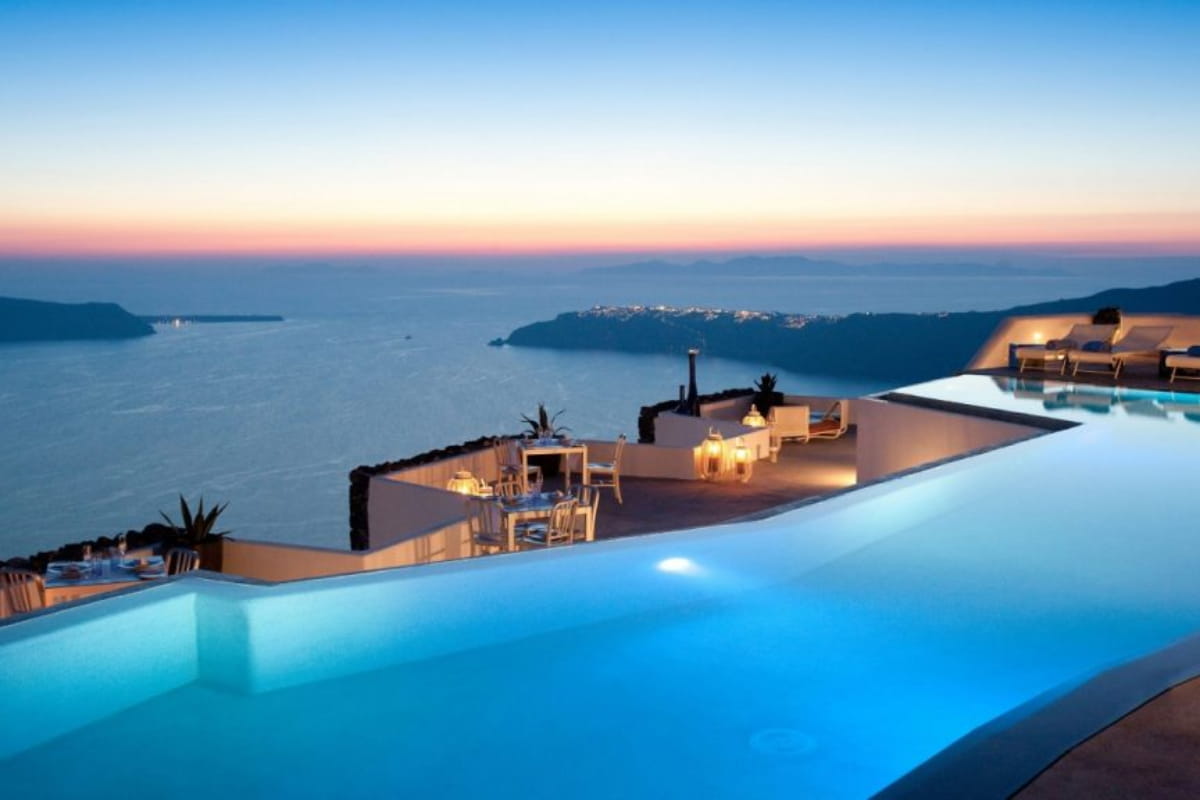 7 The pool of Perivolas Hotel Santorini